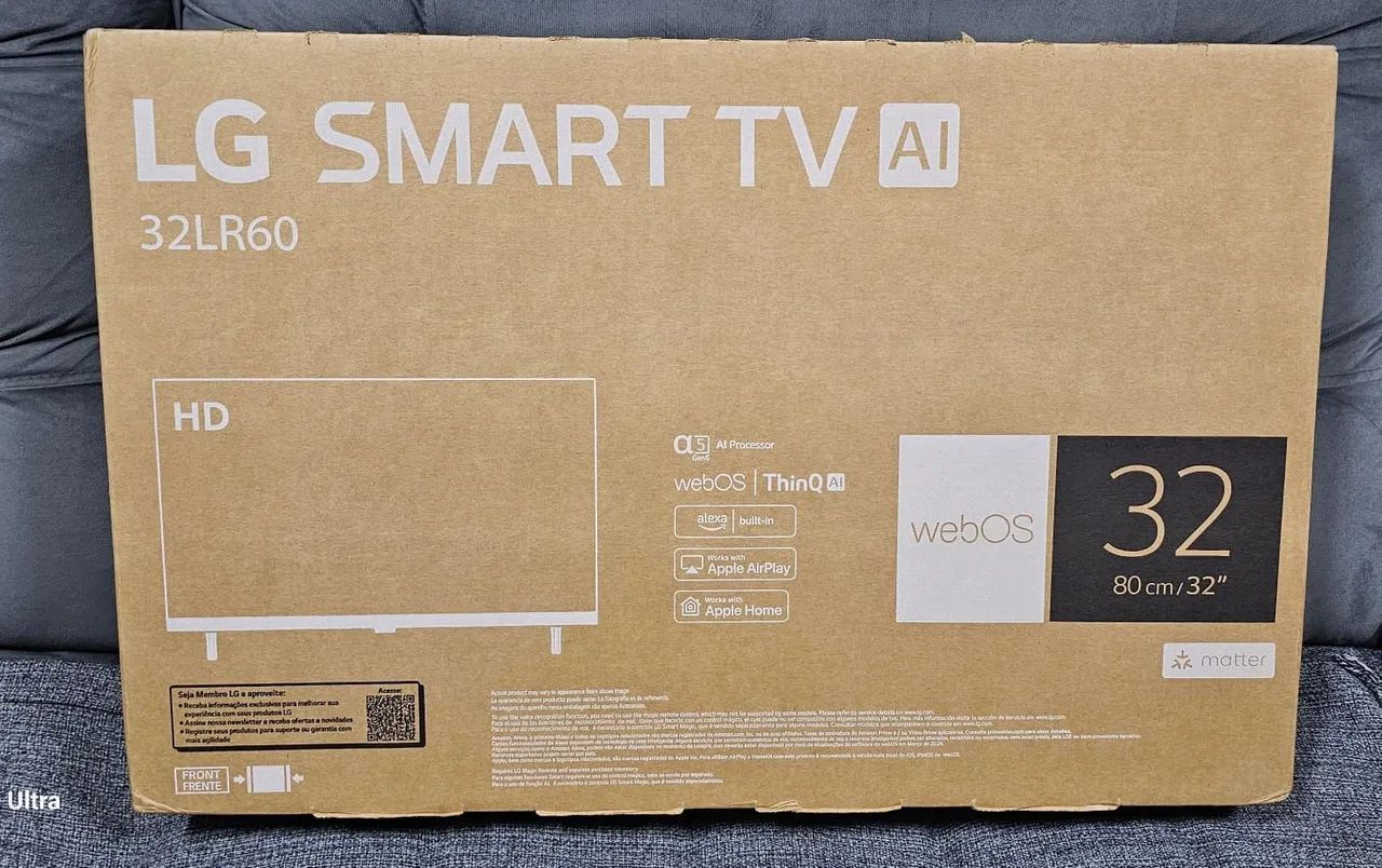 tv smart LG 32 polegadas nova nunca foi usada abro testo na hora 