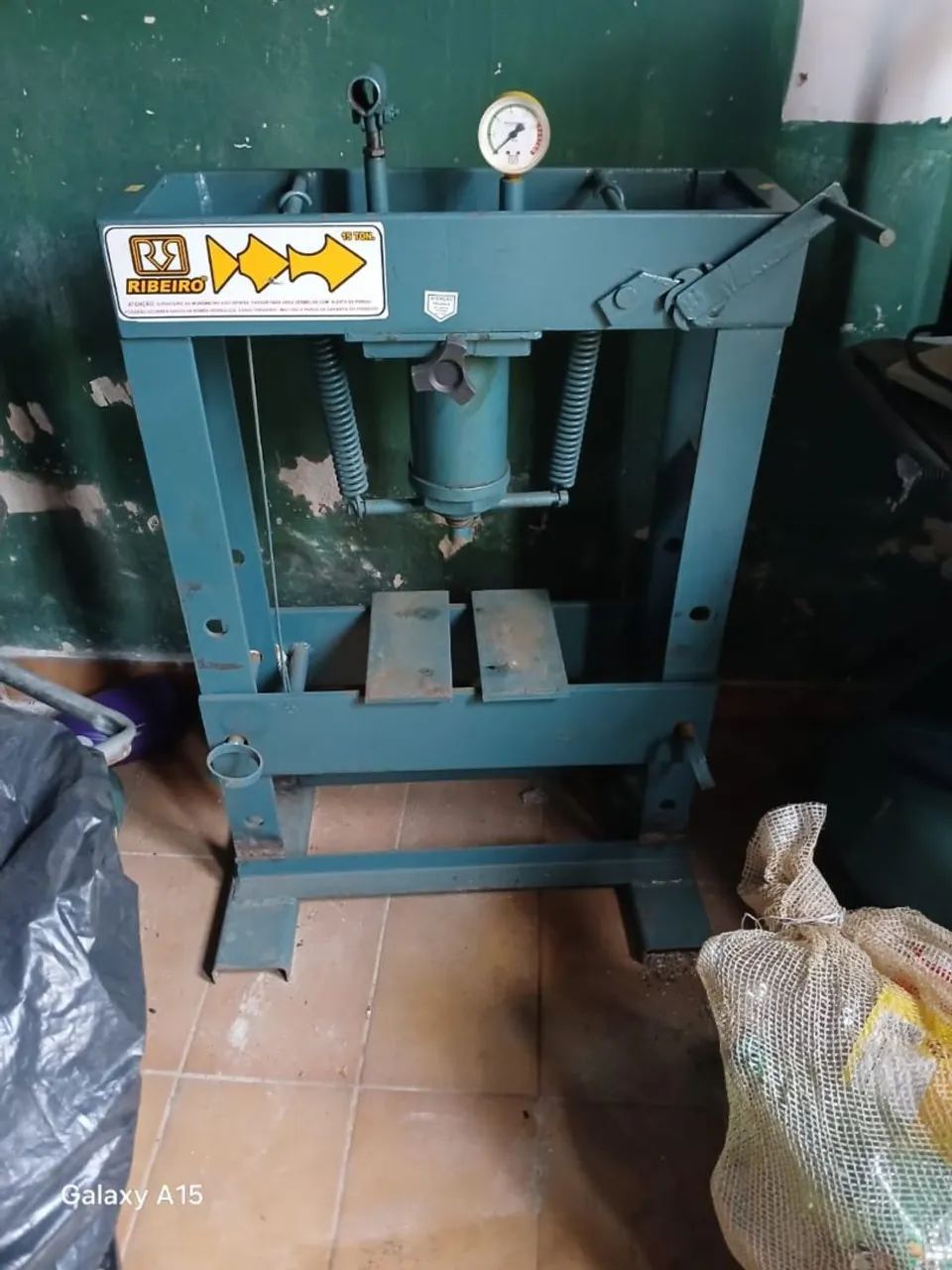 Prensa hidráulica 15 toneladas