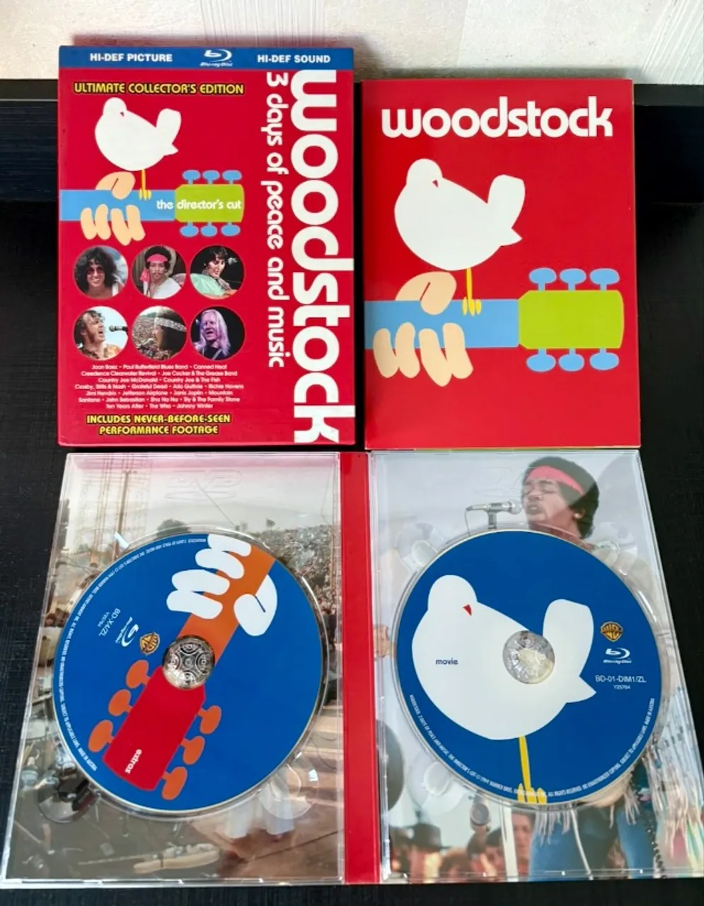 Woodstock Bluray Duplo Original