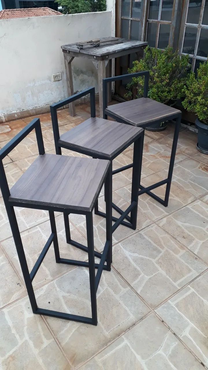 Banqueta em aço novas - Foto 2