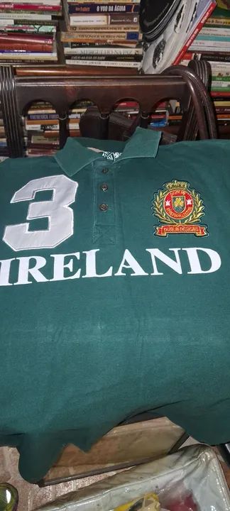 IRLANDA polo Dublin número 3 belíssima peça 