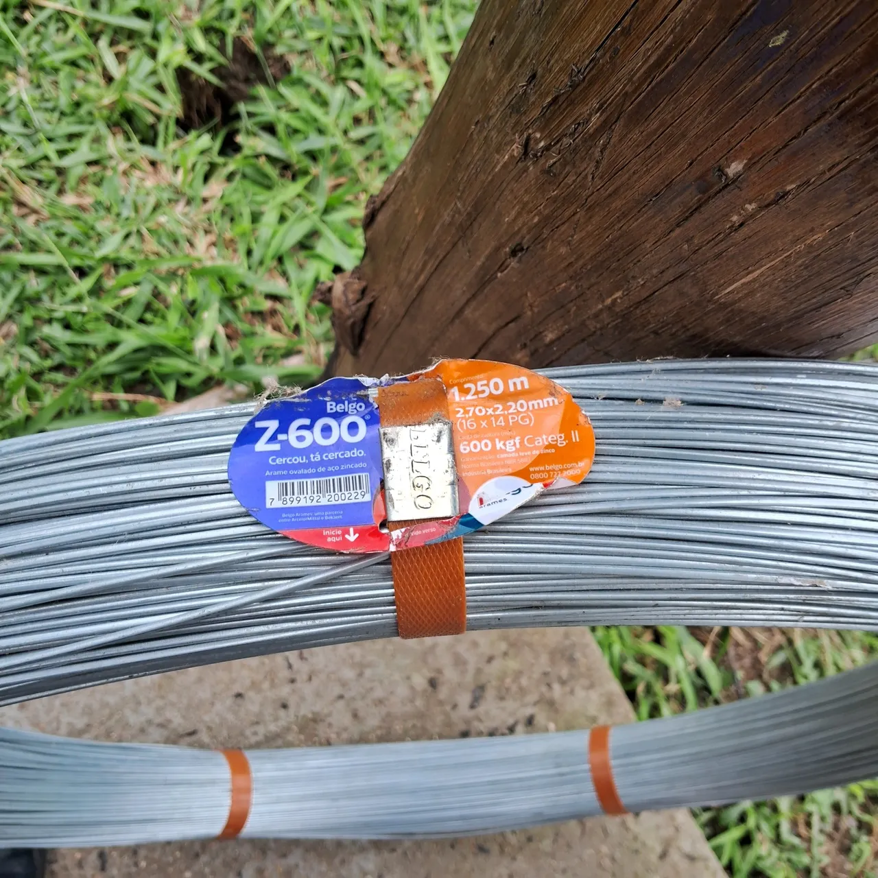 Arame Belgo Z-600 - 1.250 Metros