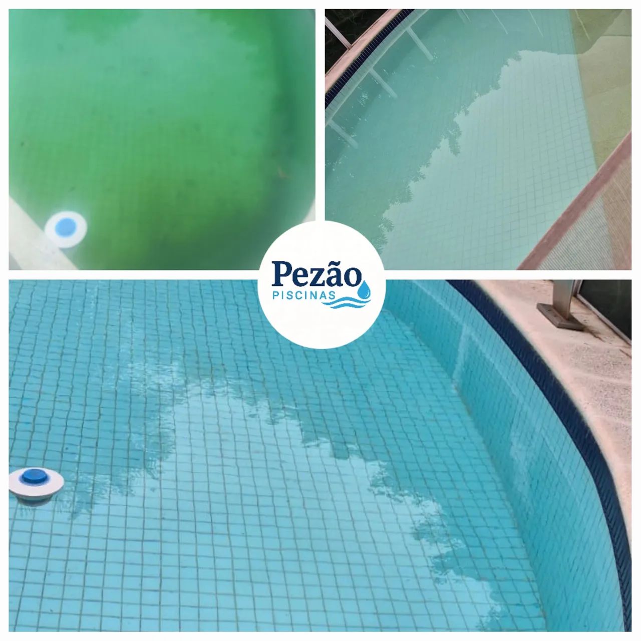 Limpa e manutenção de piscina 