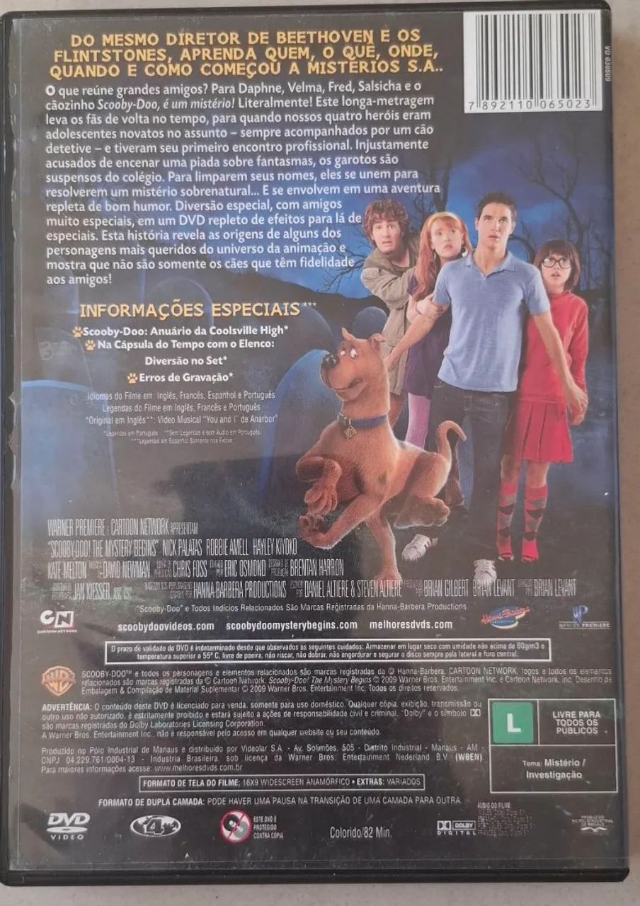 DVD Sooby-Doo! "O Mistério Começa". Excelente estado!! - Foto 2
