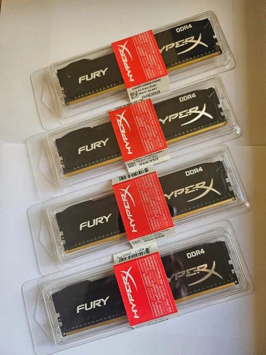 Memoria Kingston 8gb Ddr4 2400mhz Hyperx Fury Hx424c15fb2/8 - Foto 6