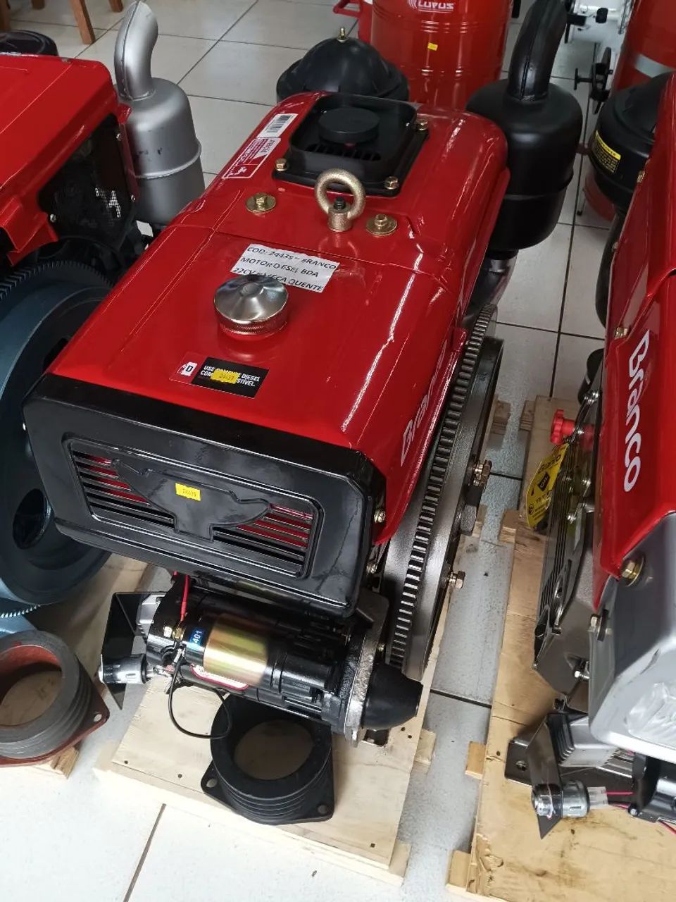 Motor Diesel 22hp cabeça quente