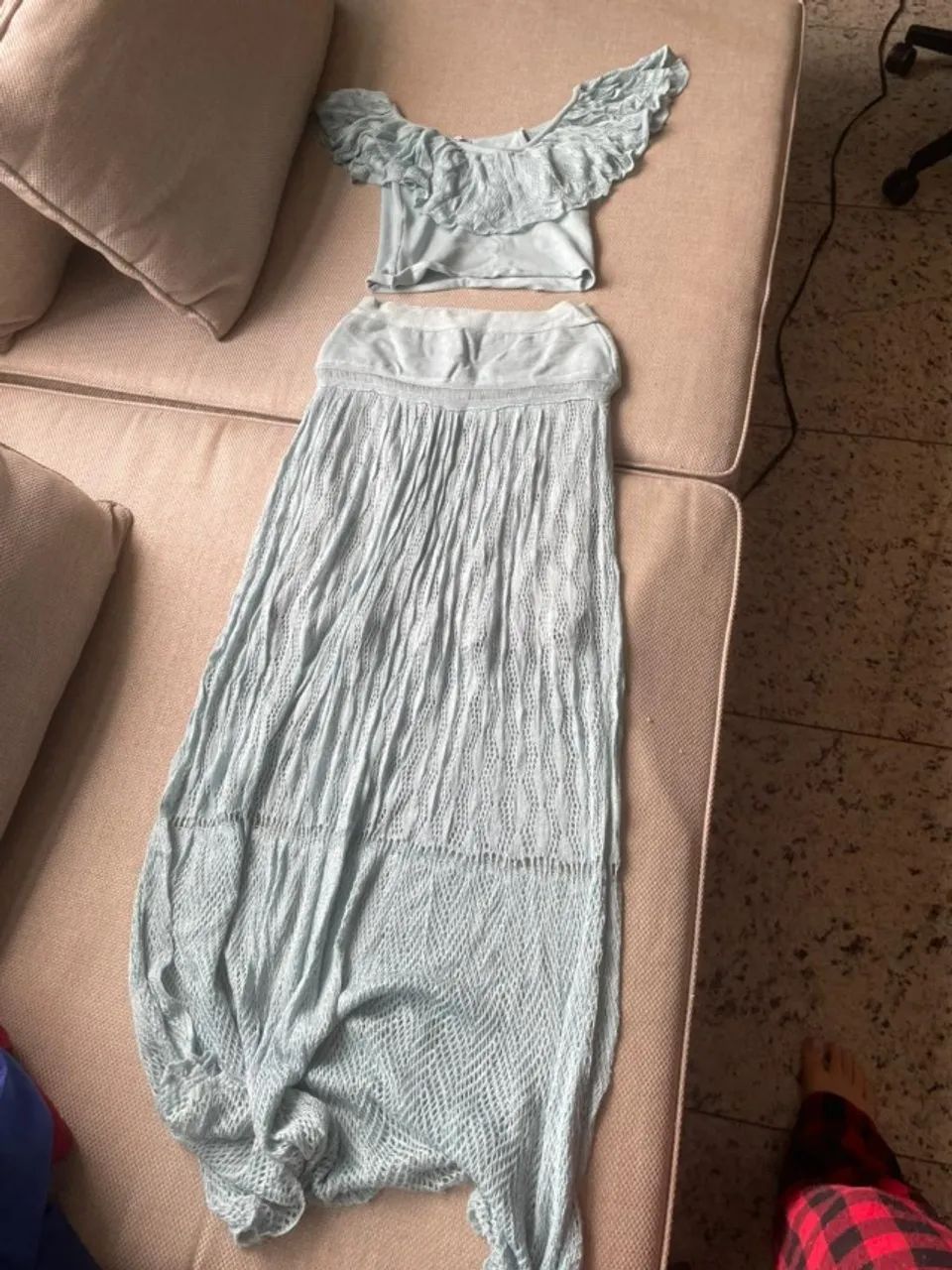 Conjunto azul claro 