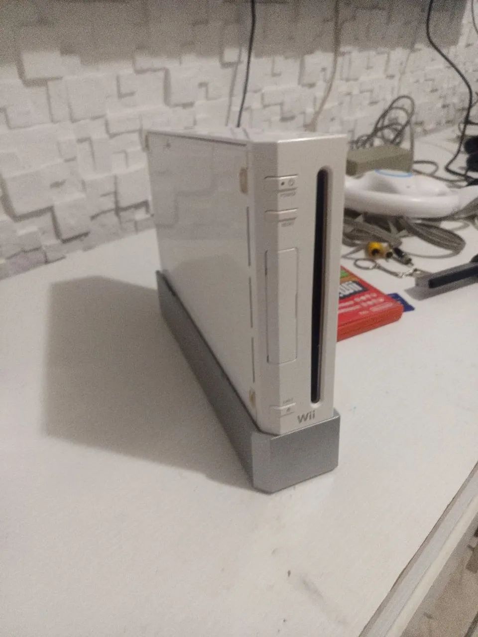 Nintendo Wii desbloqueado completo com cabos, pendrive e cartão de memória jogo fisico 