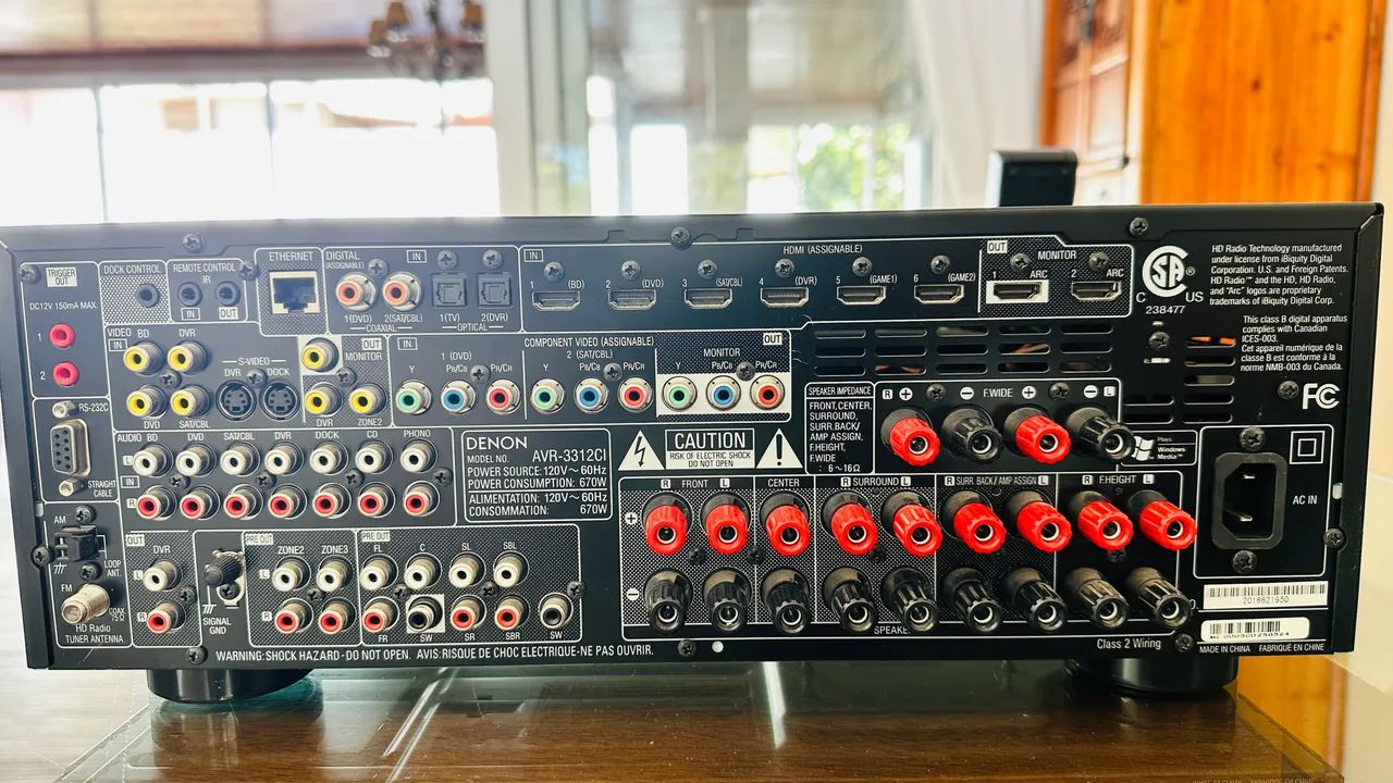 Receiver Denon AVR-3312CI com defeito  - Foto 3