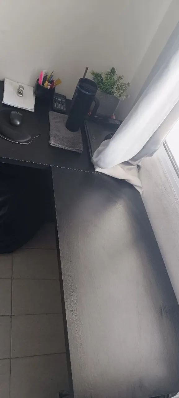 Mesa de Escritório em L em MDF  - Foto 3
