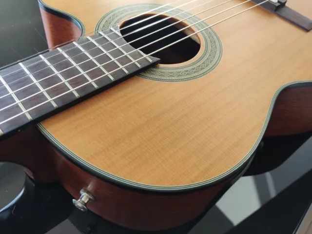 Violão Crafter Nylon Lite SNT CE CD/N - Foto 5