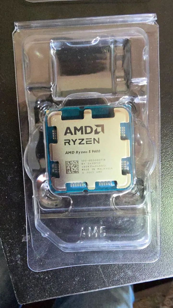 Ryzen 5 9600 amd am5 novo no blster