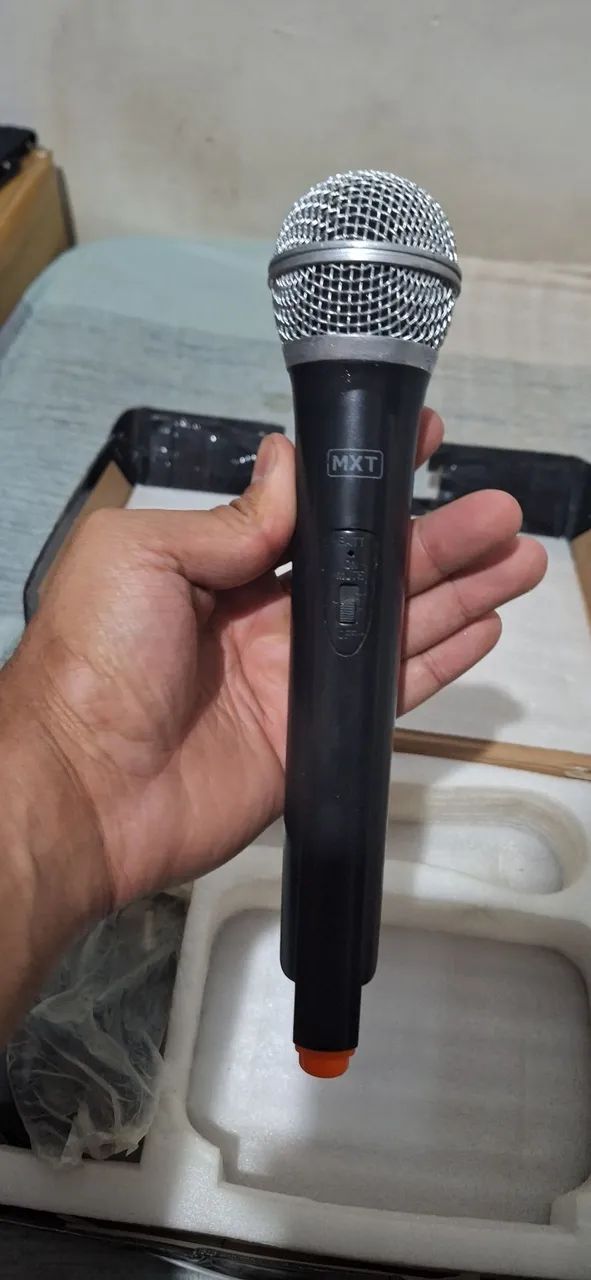 Microfone mxt uhf sem fio - Foto 4