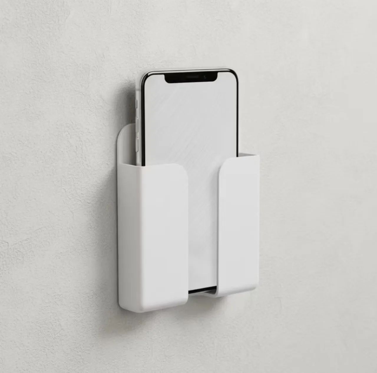 Suporte de parede autoadesivo para celular - impressão 3D  - Foto 3