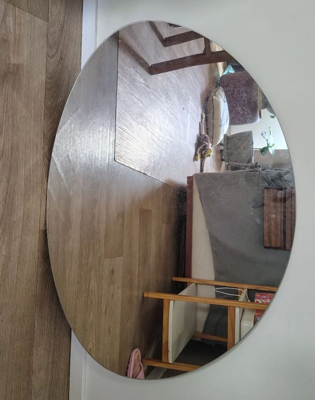 Espelho Orgânico  58 X 77 cm com fixadores.