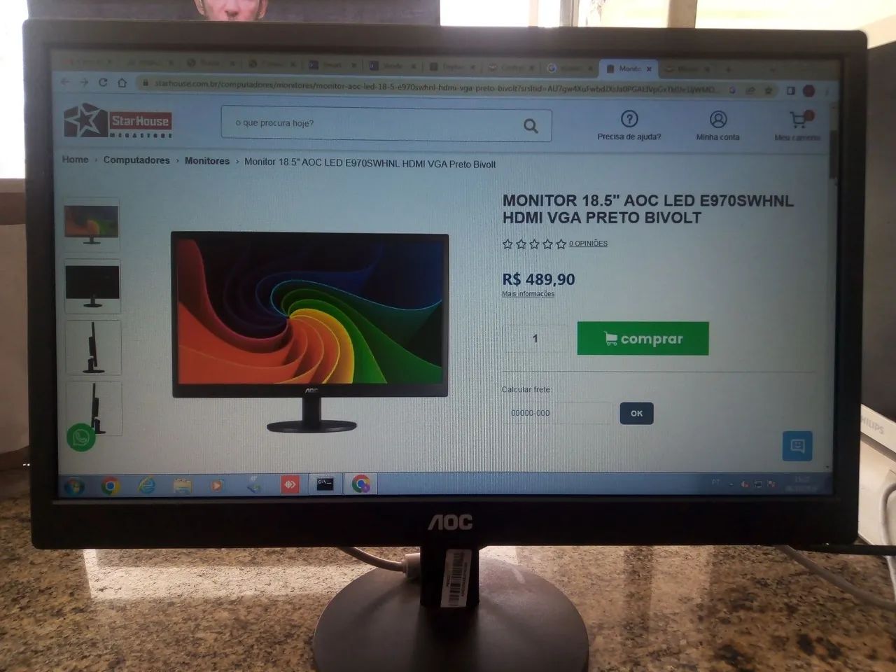 monitor AOC 18.5" e970