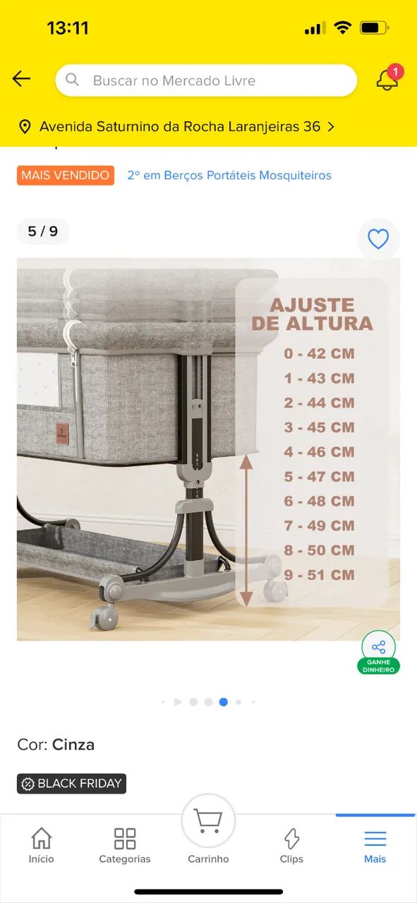 Berço Moisés  - Foto 3
