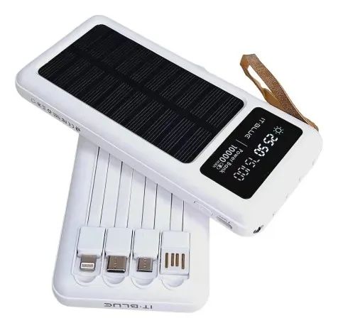 Powerbank 10000mah Carregador Portatil 5 Em 1 Max-0539 It-blue *ENTREGA GRÁTIS* - Foto 2
