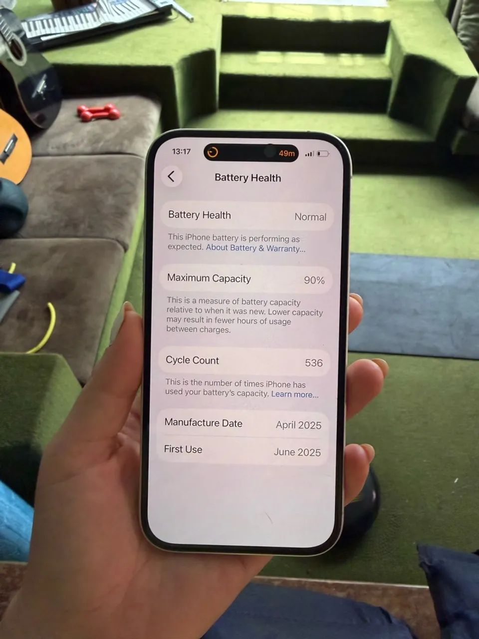 iPhone 16 branco 256 GB - Foto 2