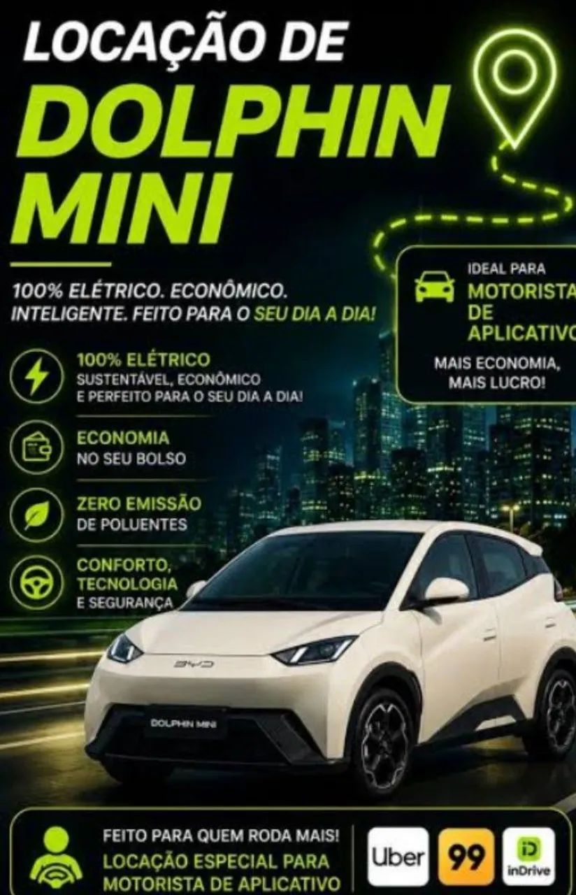 Aluga-se carro elétrico 