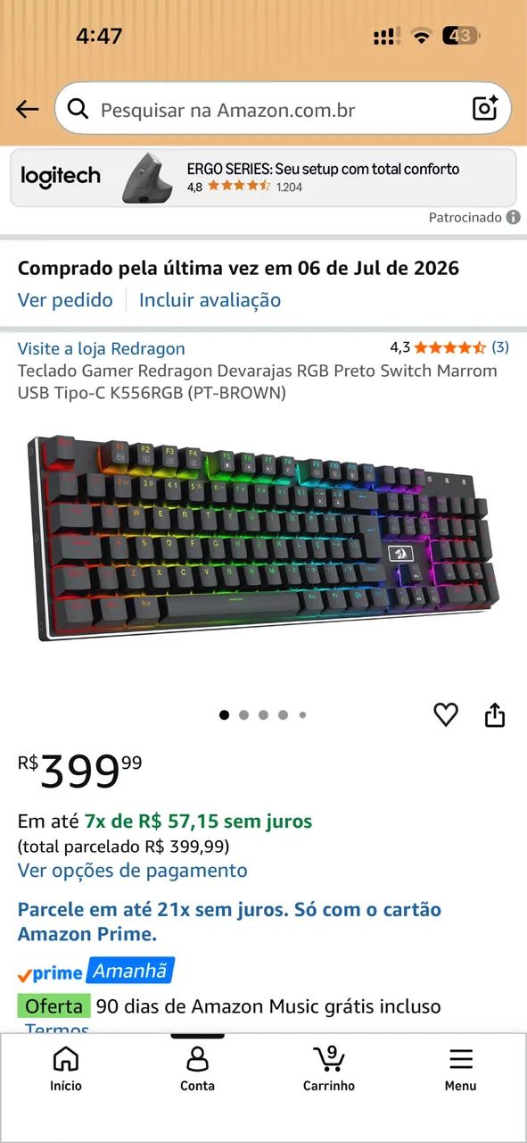 Teclado Gamer Redragon Devarajas - Foto 2