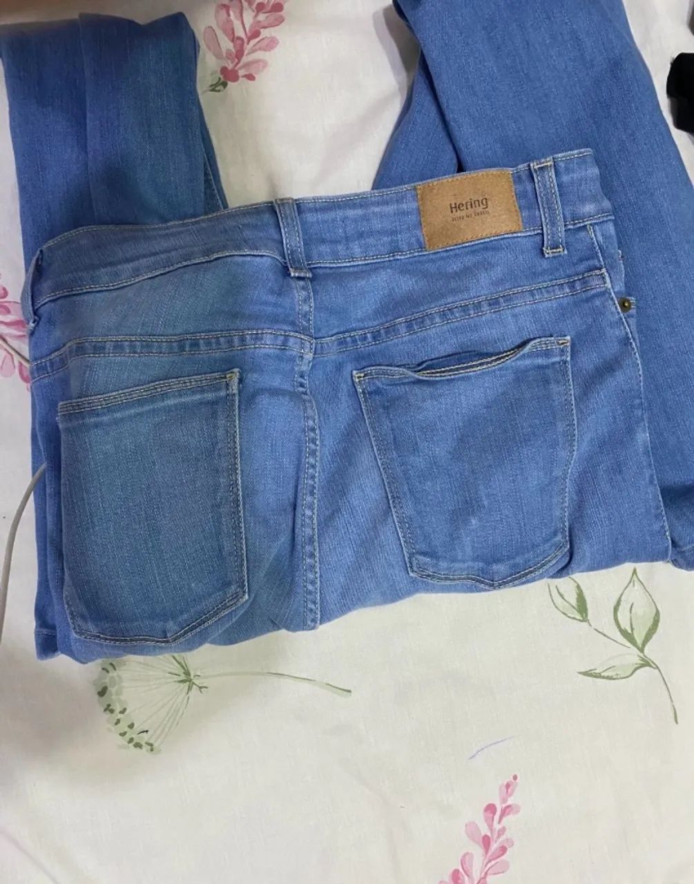 calça jeans azul hering - Foto 2