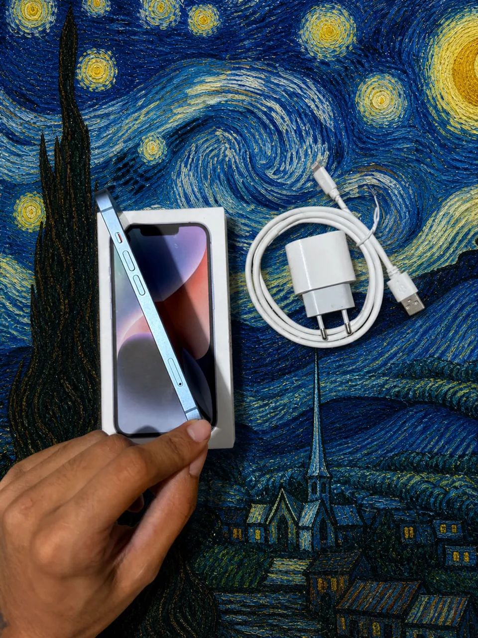IPHONE 14 256GB AZUL TODO ORIGINAL - Celulares e Smartphones