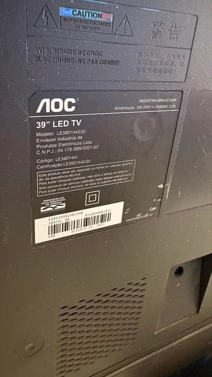 Vendo TV AOC 39? - Foto 2