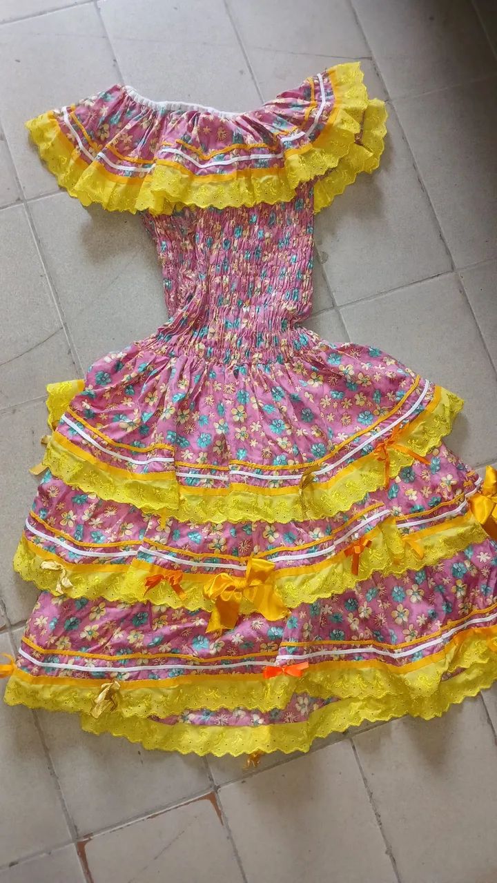 Vestido Junino (Tamanho GG) - Foto 2