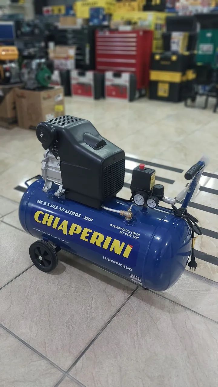 Compressor dear 50L 2.0hp 120psi Chiaperini (Loja/Nova) - Foto 3