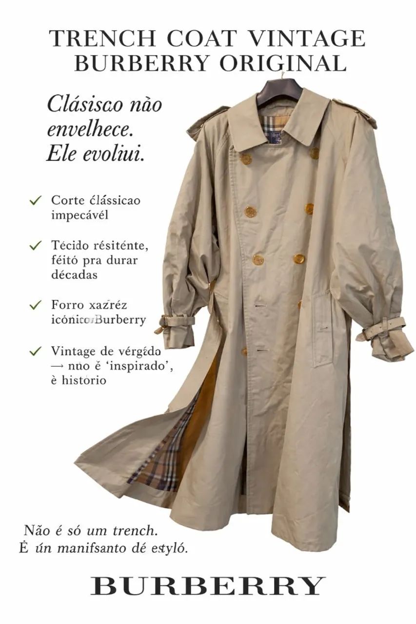 Trench coat vintage Burberry 