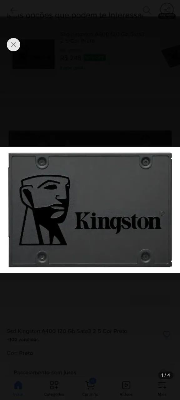 SSD KINGSTON 120GB - Foto 2