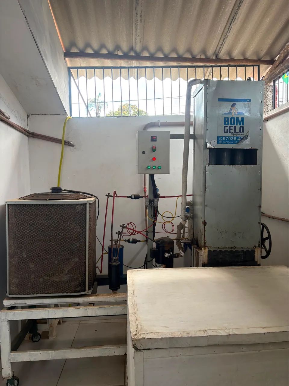 Máquina de gelo Escama 1Tonelada - Foto 3