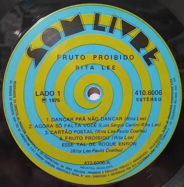Lp - Rita Lee - Fruto Proibido 1975 - Foto 5