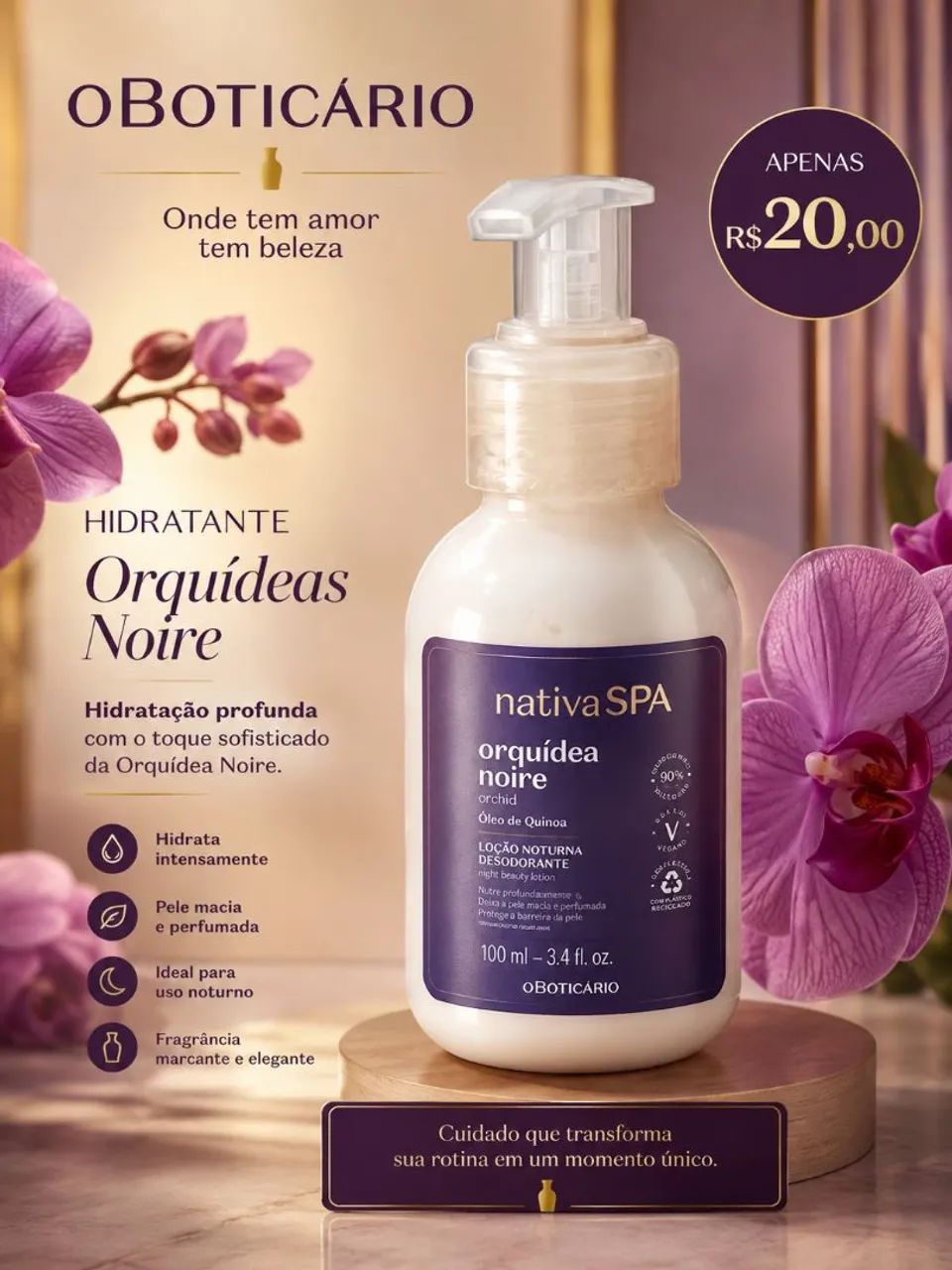 Hidratante Orquídea noire 