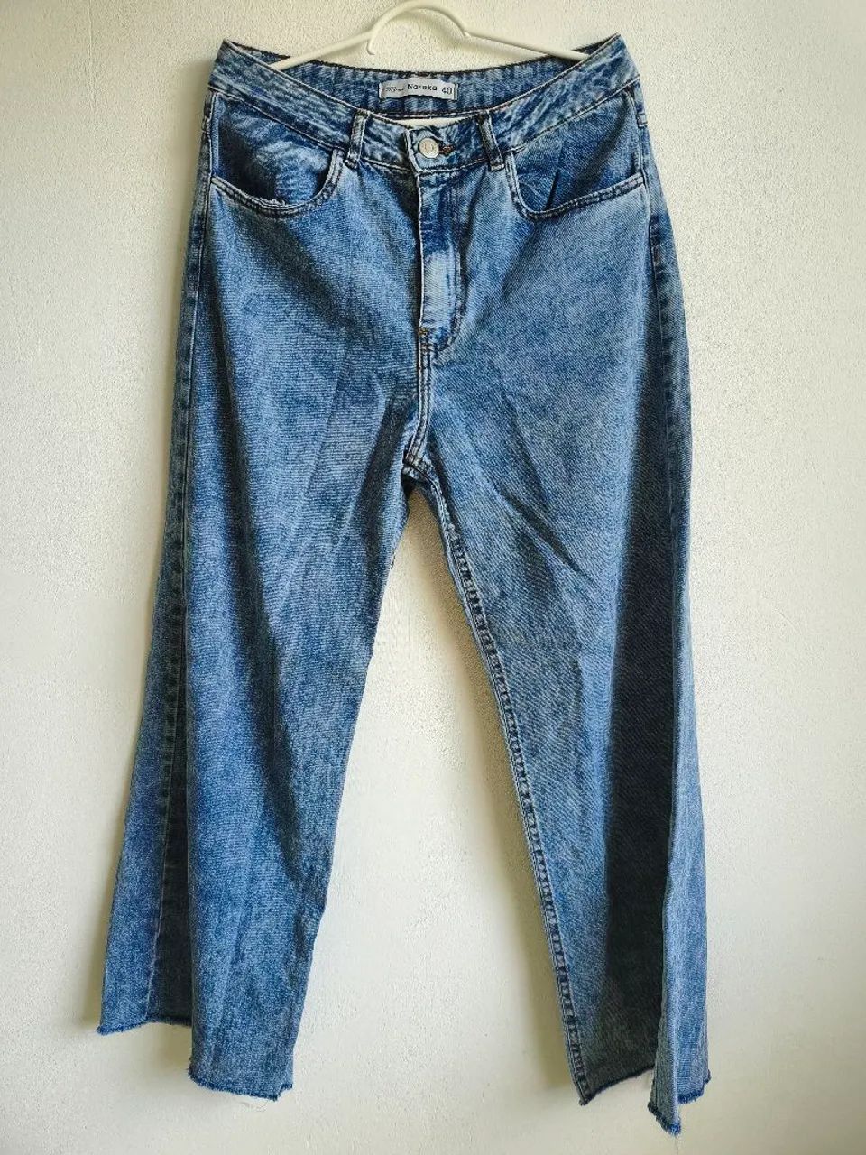 Calça jeans Oversized femenina