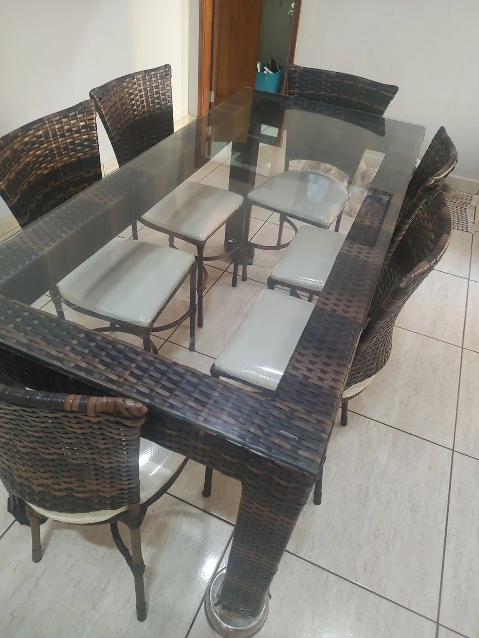 Mesa de vime  - Foto 4