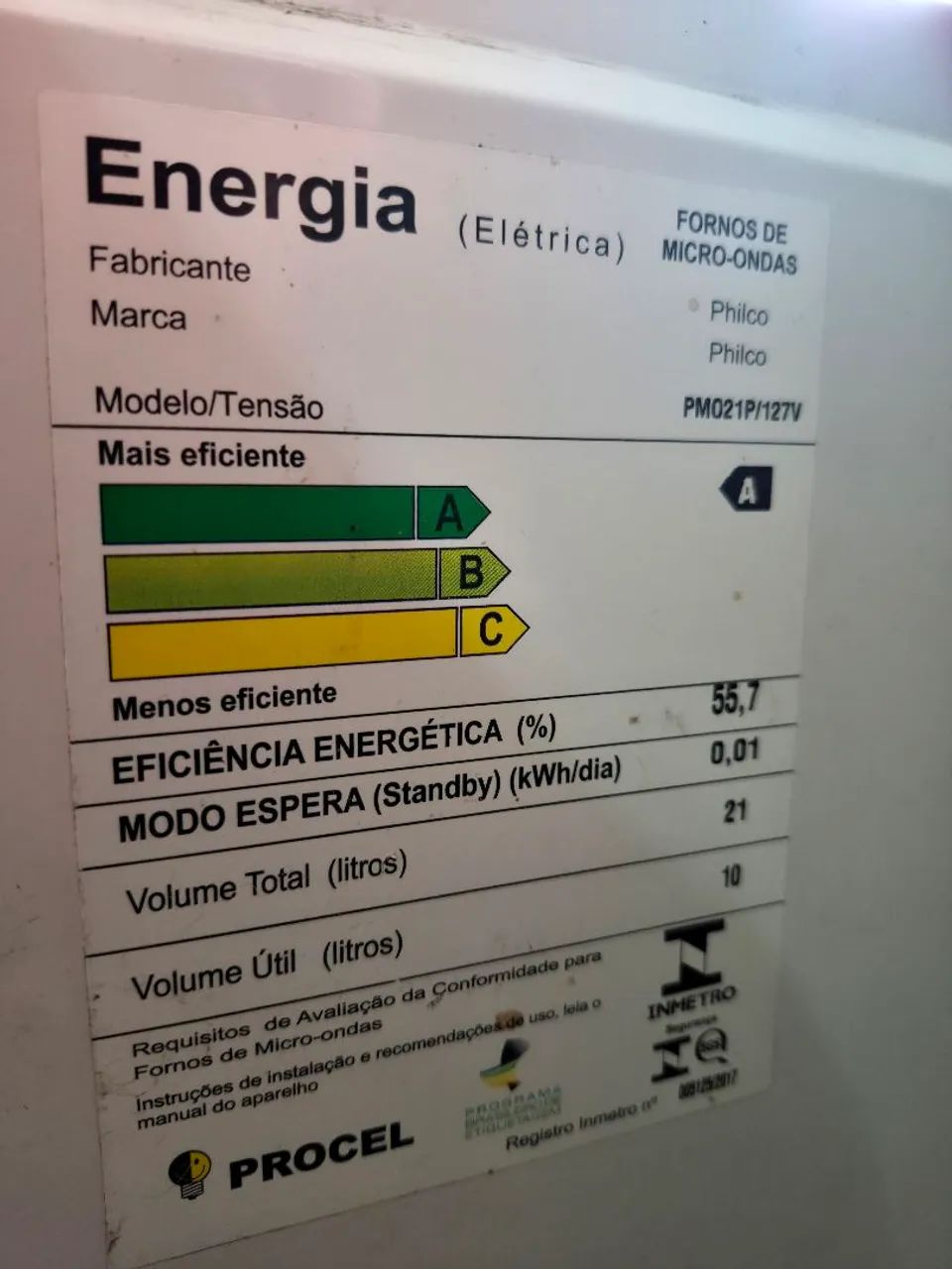 Microondas Philco com defeito.  - Foto 2