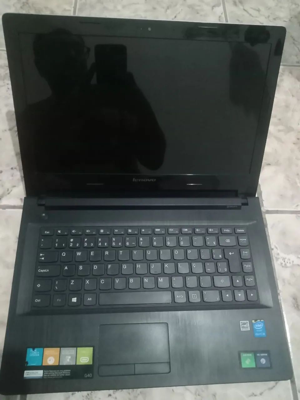 Notebook lenovo i3 defeito