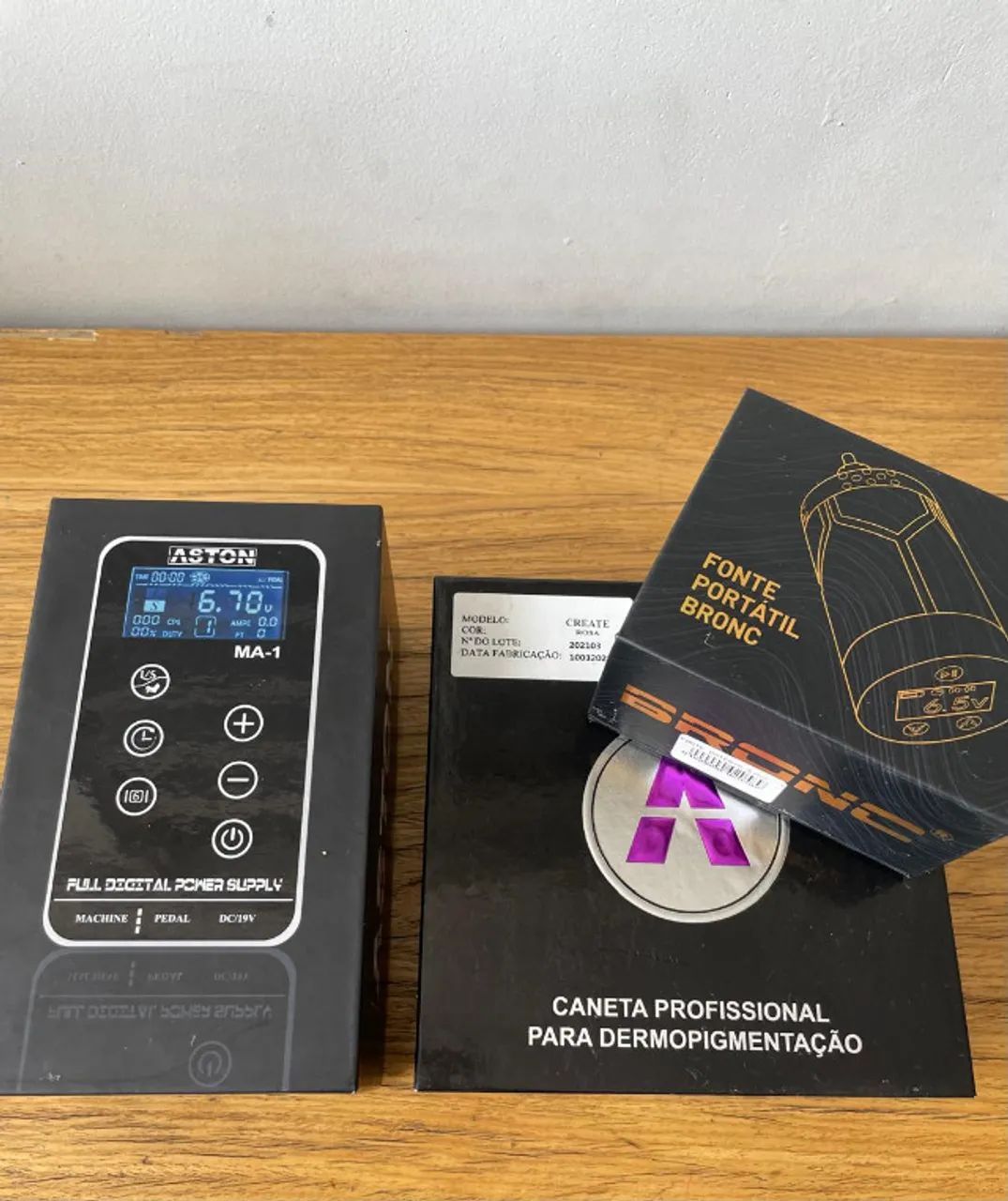 kit de caneta para micropigmentação e tatuagem - Foto 4