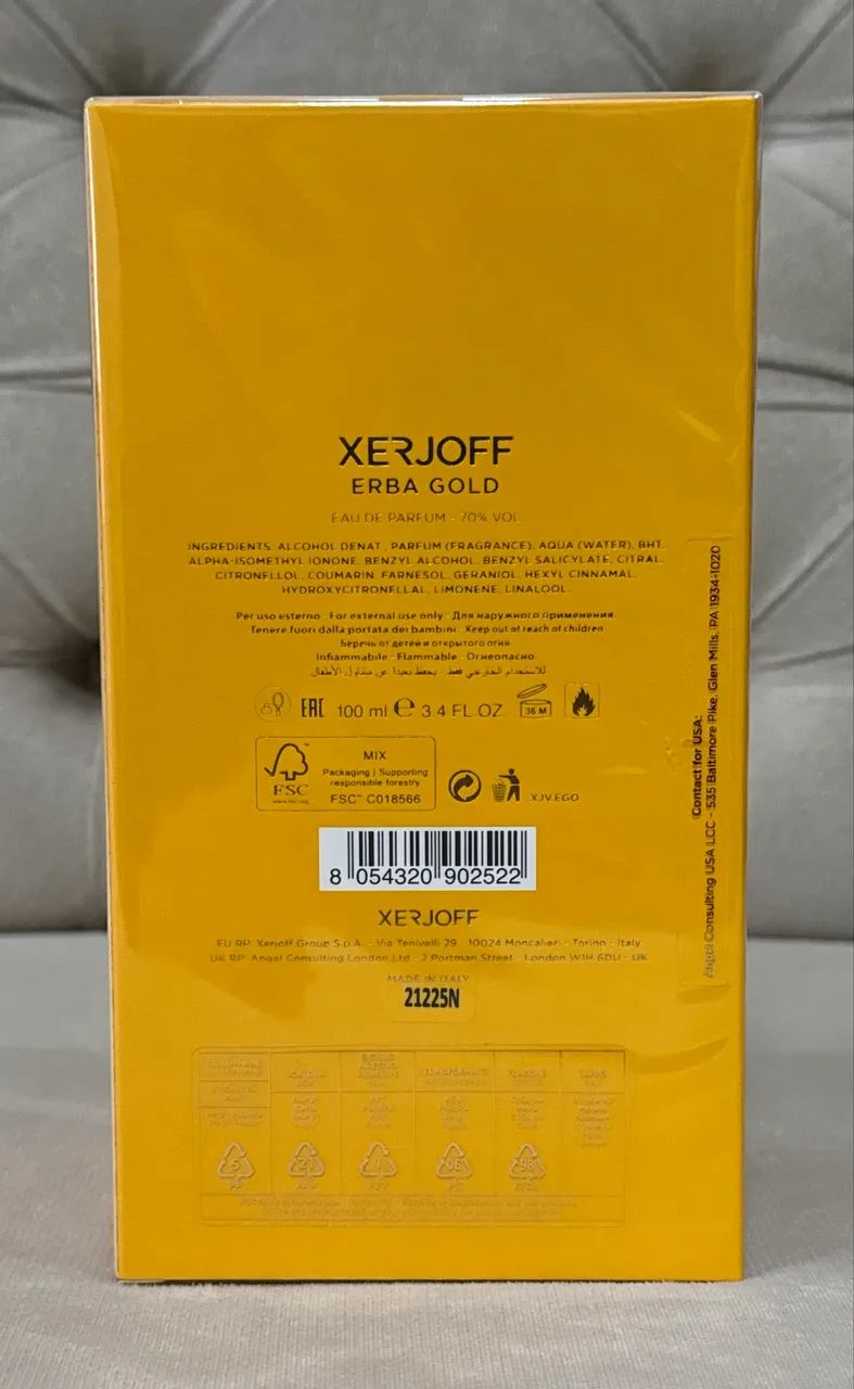 Xerjoff Erba Gold edp 100ml - Foto 2