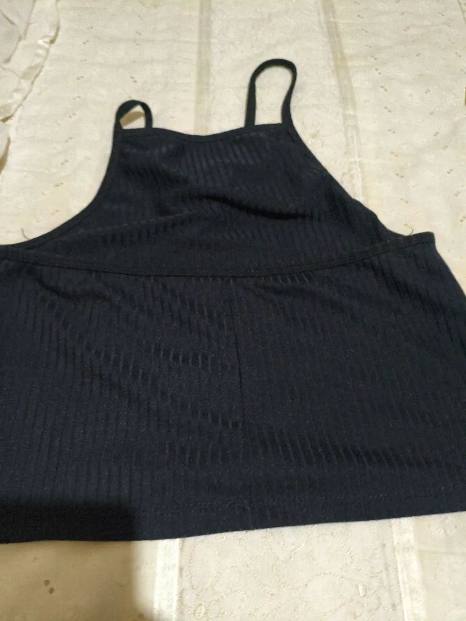 Blusa croped preta P - Foto 4