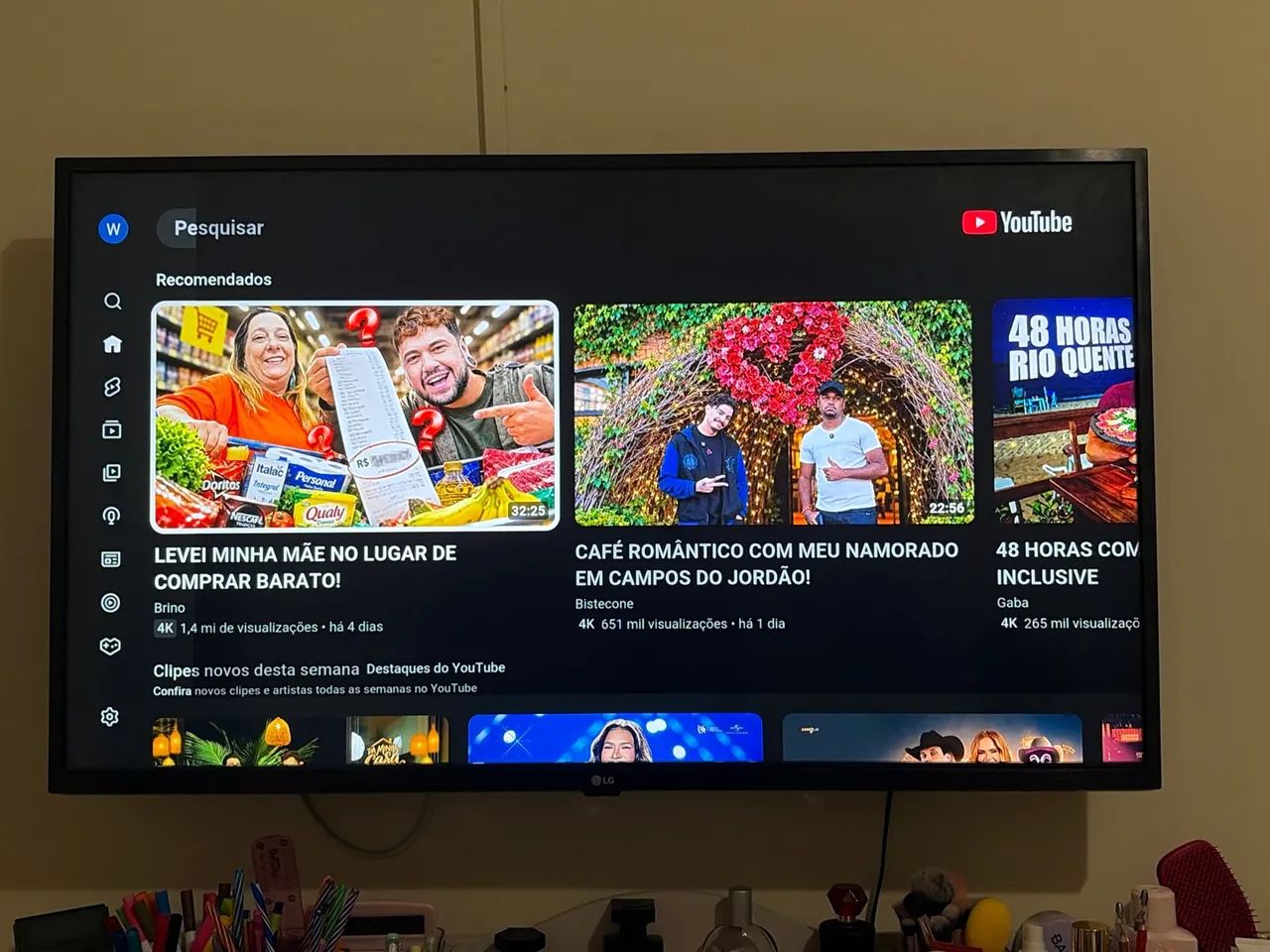 Tv LG 43 polegadas nova - Foto 3
