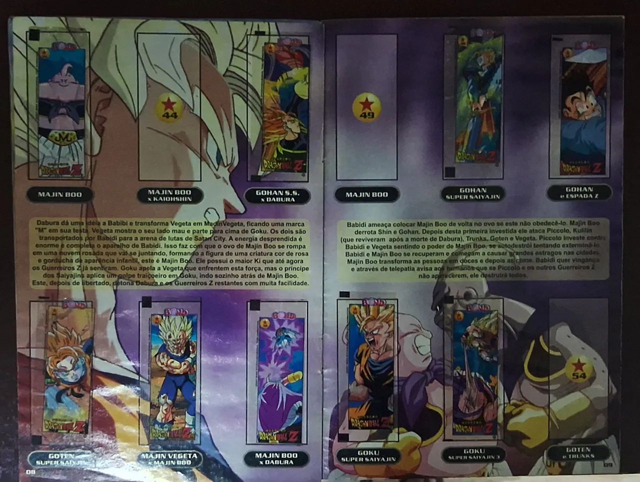 Álbum Bond Chicle Dragon Ball Z  - Foto 4