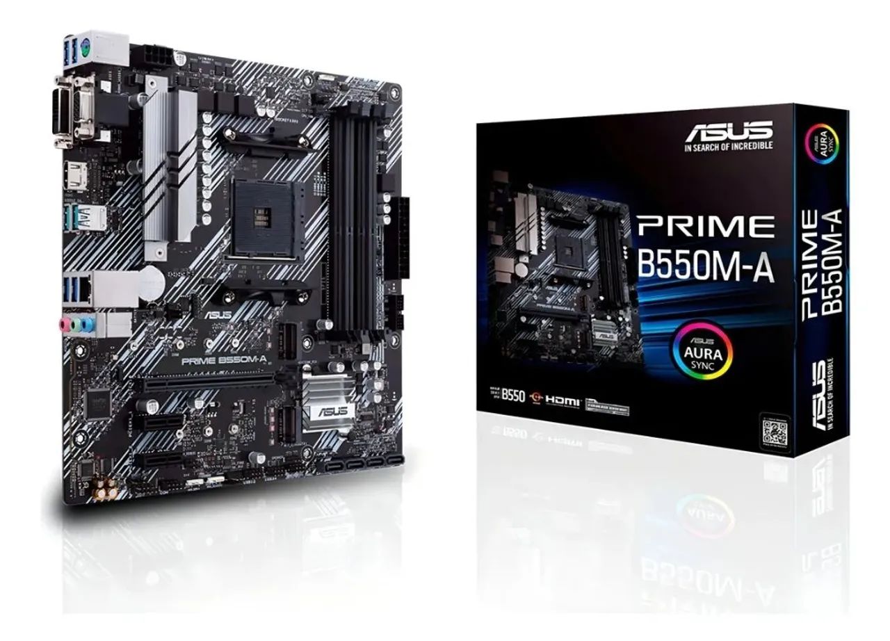 Placa mãe Asus b550m-a