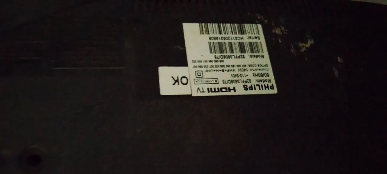 Tv Philips 32 p  com defeito  - Foto 2