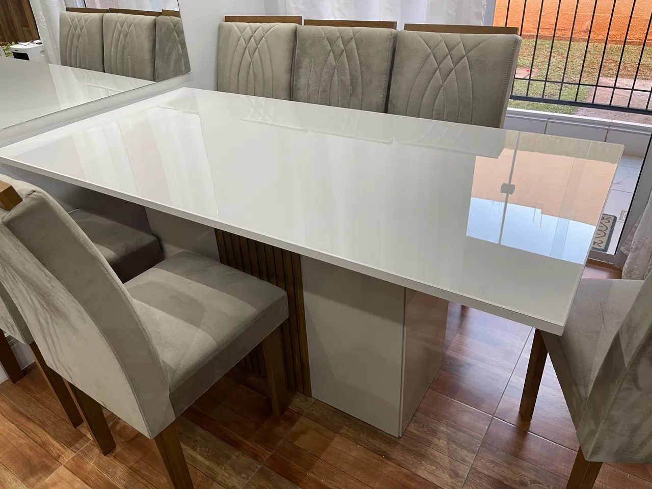 Mesa jantar com 6 cadeiras  - Foto 2