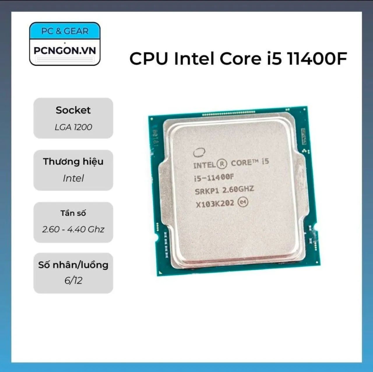 Processador Intel Core i5-11400F OEM (SEM COOLER) - Processadores