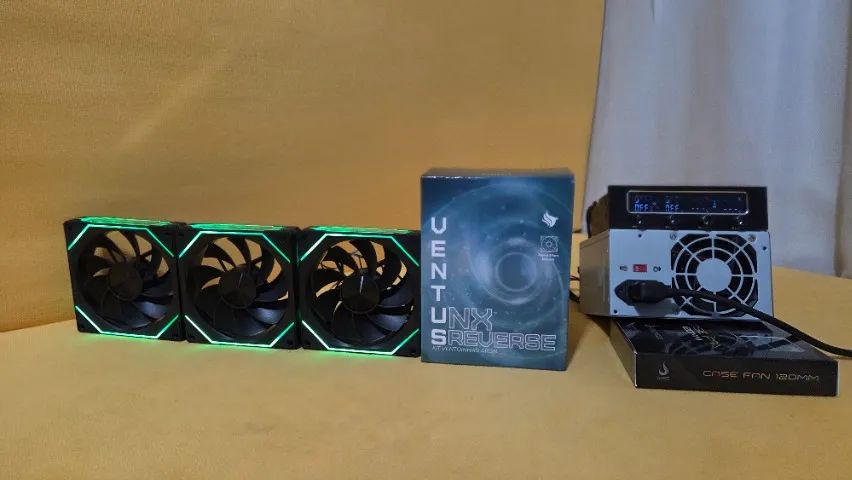 Kit 3 Ventoinhas Pichau Ventus NX Reverse ARGB - Foto 3