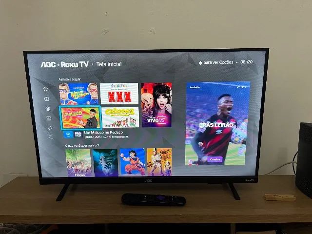 Smart TV 32" com sistema Roku TV - Foto 3